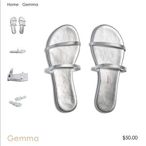 Tkees Gemma Silver Sandal